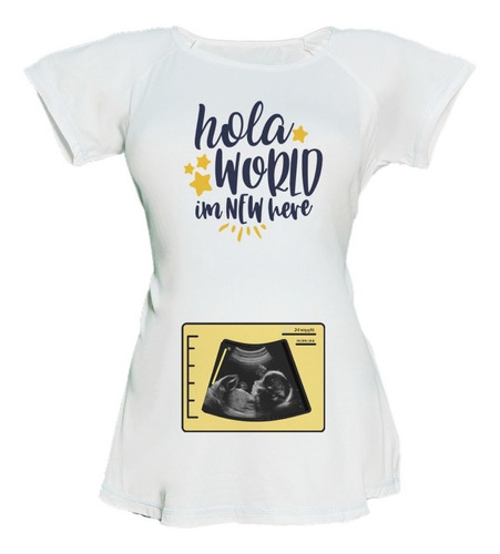 Blusa Maternidad O Embarazo Personalizada Con Tu Ultrasonido