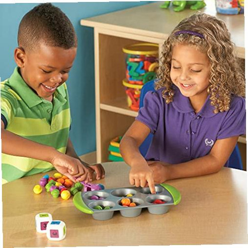 Mini Muffin Match Up Math Activity Set Color Multicolor