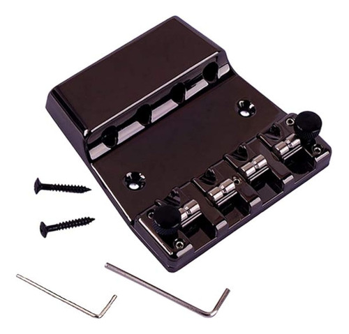 Ogdni Bass Guitar Bridge 4 String With Tool Set Hardtail Sad