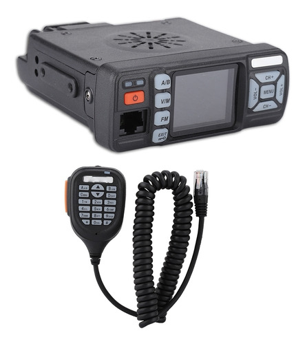 Bj-318 Mini Coche Walkie Talkie Móvil Fm Radio Uhf Vhf Dual