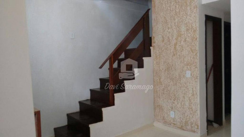 Casa Com 4 Dormitórios À Venda, 153 M² Por R$ 540.000,00 - Piratininga - Niterói/rj - Ca0095