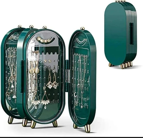 Imagen 1 de 10 de Caja Organizador De Joyas Aros Anillos Decoración Portátil