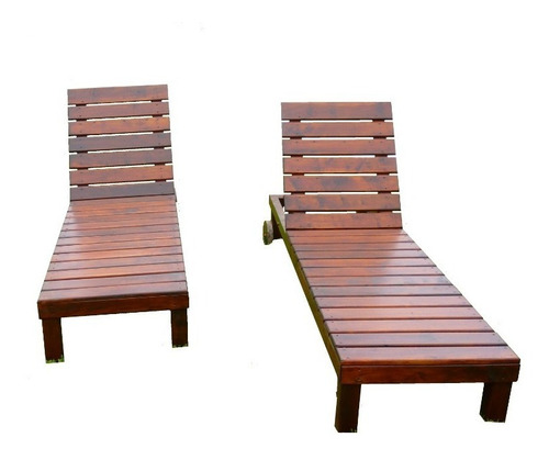 Reposera De Madera Reclinable - Altascasas