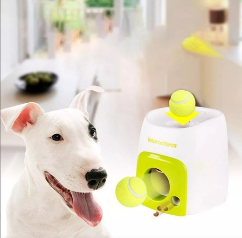 Juguete Interactivo Para Perros Lanzador Automático De Pelot