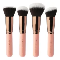 Comprar Brochas Importadas Luxie 4 Piece Kabuki Set Color Rose Gold