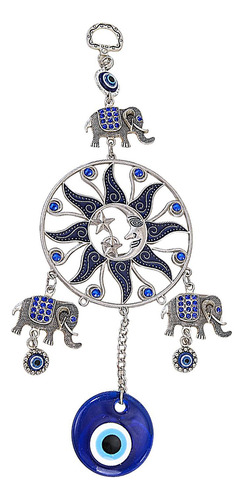 Amuleto Decorativo Decoración Automotriz Con Dije De Azul Es