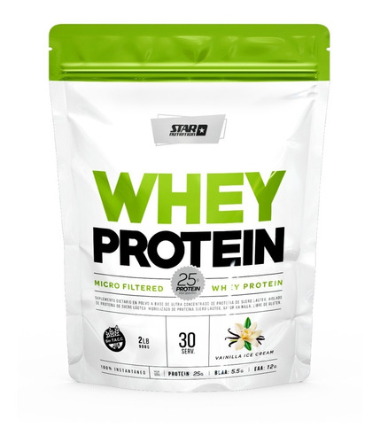 Whey Protein 2 Lb Star Nutrition Isolate Hydrolyed 0% Gluten