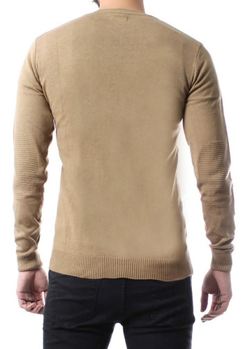 Imagen 4 de 4 de Sweater De Cuello Redondo Con Pitucones No End 34850