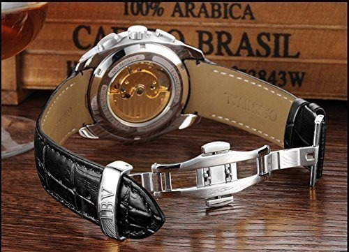 Marcas Suizas Reloj Automatico Para Hombre Acero Inoxidable
