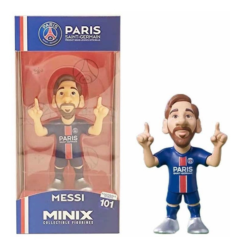 Figura Coleccionable Messi Fútbol Regalo Paris Saint Germain