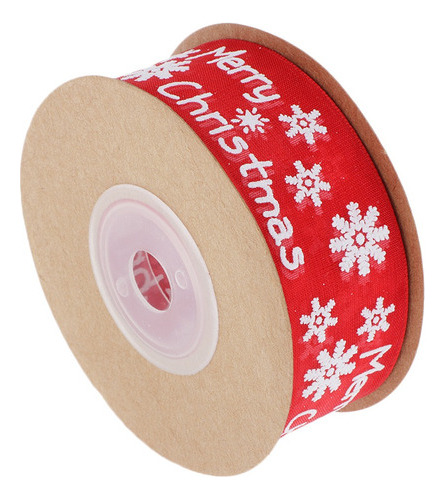 Cinta Navideña De Tela Con Estampados Para Decoración