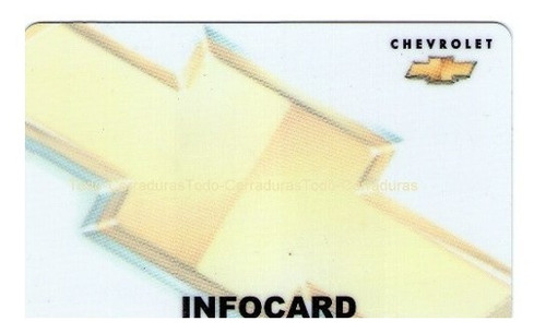Imagen 2 de 5 de Llave Codificada Chevrolet Meriva Gl