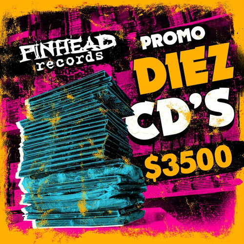 Promo  10 Cds A Eleccion Pinhead Recs A $ 3500  Envio Gratis