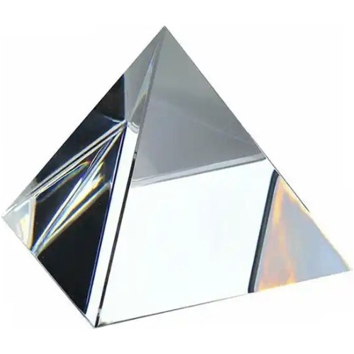 Pirámide Arcoiris Refracción Luz Ciencia Prisma 40x40x40mm