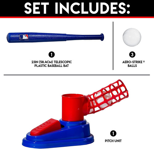 Imagen 5 de 10 de Juego De Lanzamiento Beisbol Franklin Bate Deporte Niños Ax®