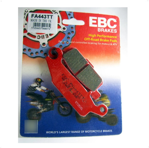 Pastilla Freno Ebc Fa443tt Yamaha Yfm 250 Rxry Raptor 0809 F