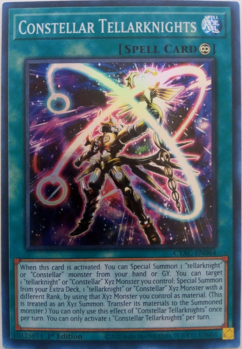 Yu-gi-oh! Tcg Constellar Tellarknights Cyac-en064 1st Ed