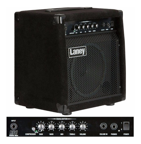 Ampli Combo Para Bajo Electrico Laney Rb1 Richter 15w - 1x8