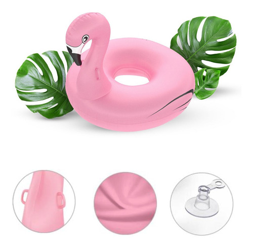Imagem 2 de 6 de Boia Inflável Gigante Flamingo Adulto 1,2m Piscina Praia