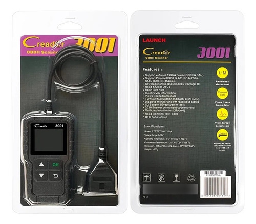 Scanner Automotriz Obd2 Launch Para Auto Moto 3001