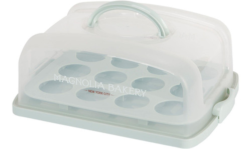 Magnolia 2 1 Para Cupcake Tarta Tapa Caja Adaptarse 12 Bpa