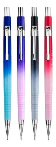 Lapiseira Técnica Com Borracha 0.9mm Gradient Brw Rosa
