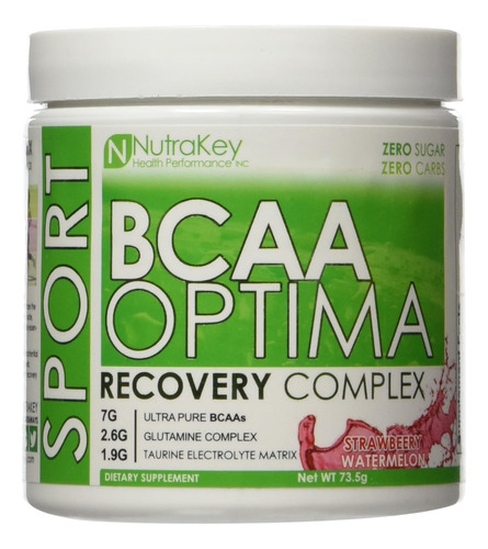 Nutrakey Bcaa Optima Post Workout Product, Fresa Sandía, 2.6