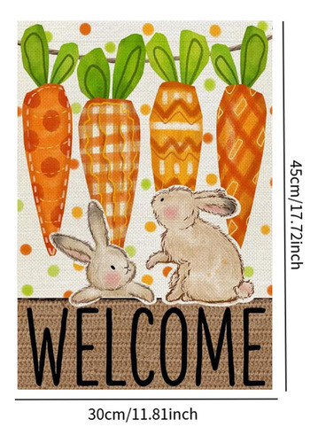 Bandera De Jardín De De Pascua, Decoración Del Hogar,