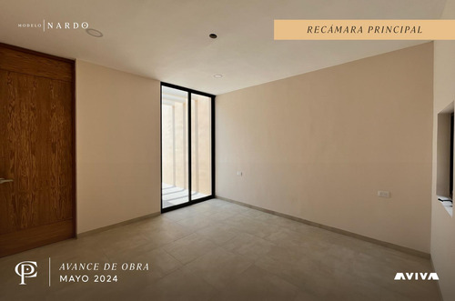 Casa En Venta Merida, Temozon Norte En Privada, Modelo Nardo Con Piscina, Entrega Inmediata.