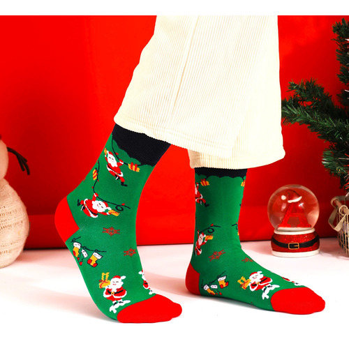 1 Par De Calcetines Unisex Hasta Media Pantorrilla Con Temát