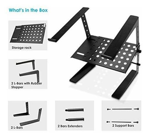 Plpts26 Soporte Portatil Ajustable Para Ordenador 6.3 Dj