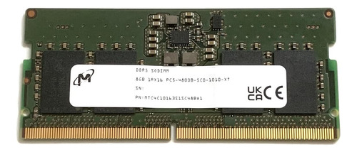 Micron Sodimm 8 Gb Pc5 Ddrrx16 Mtc4cs1sc48ba1 Memoria Ram Hp