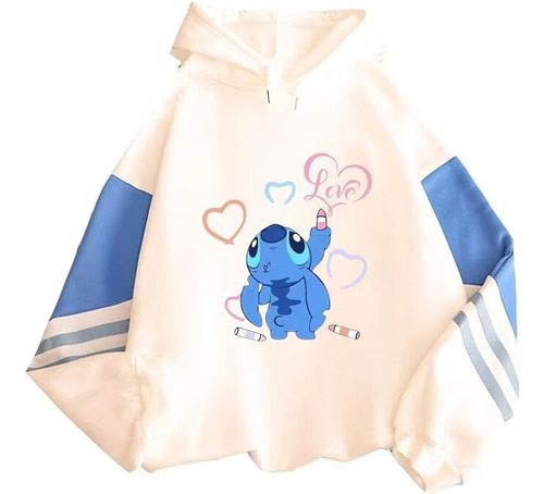 Sudadera Con Diseño De Bloques De Color Universe Stitch Pain