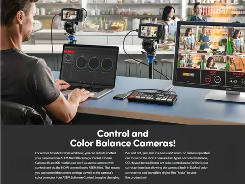 Blackmagic Design Atem Mini Pro | Pronta Entrega | Nf-e Blackmagic Design Atem Mini Pro | Pronta Entrega | Nf-e