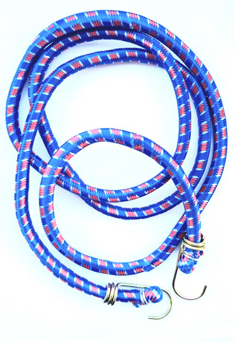 Tensor Elastico Linga Zuncho Grueso Ganchos Metalicos 1.80cm