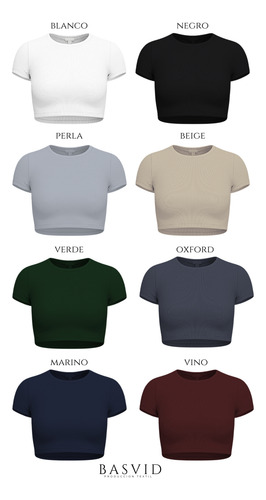 Top Básico 3 Pack Estilo Cómodo Frescura En Cada Color Suave