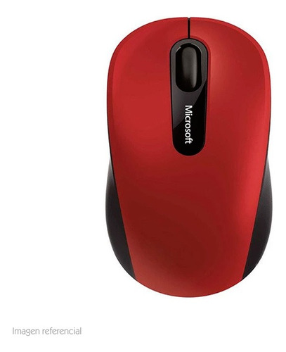 Mouse Inalámbrico Microsoft  Bluetooth Mobile 3600 Rojo