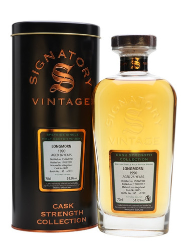  Longmorn 1990 26 Años Signatory Cask Strength. Todo Whisky