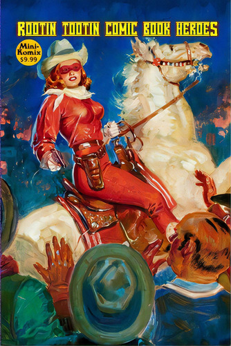 Rootin Tootin Comic Book Heroes, De Komix, Mini. Editorial Lulu Pr, Tapa Blanda En Inglés