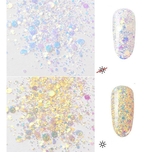 Glitter Paillette De Manicura Uñas Para Brillo Brillante