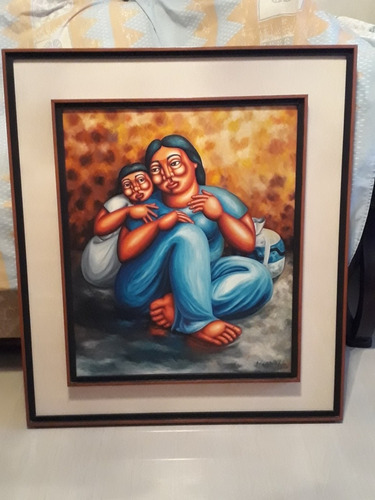 Imagen 2 de 2 de Obra De Arte. Pintura Lienzo Original