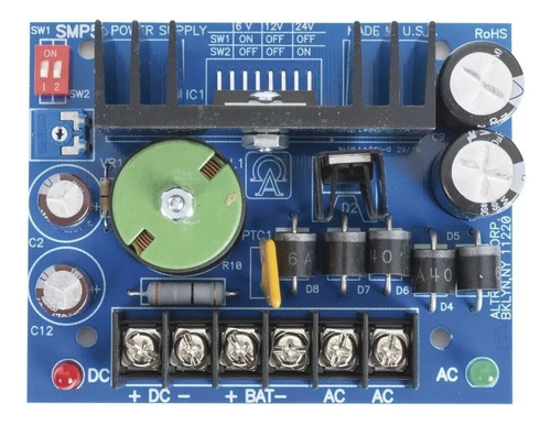 Fuente De Poder Smp5 Cargador Altronix 6, 12, 24vdc - 4a