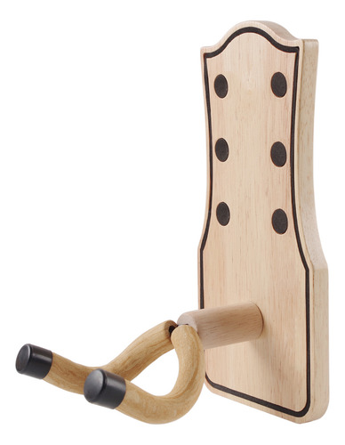 Suporte De Parede Para Guitarra Com Parafusos De Madeira Em