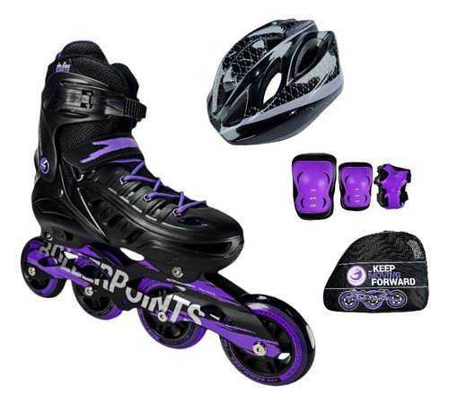 Patines En Linea Ajustables Semiprofesionales Roller Points