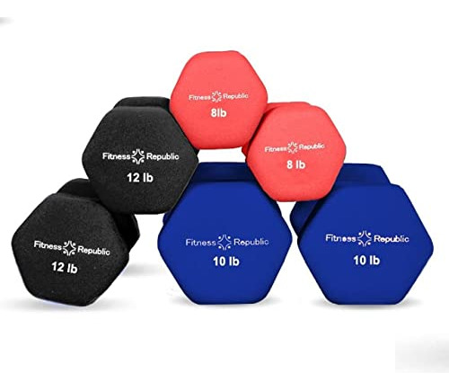 Fitness Republic Neoprene Weights Dumbbells Set, Hand Weight