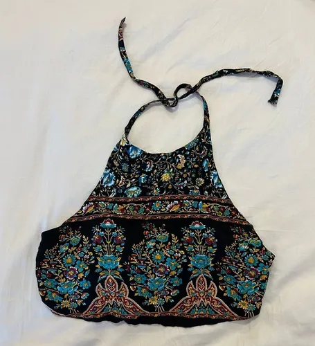 Top floreado mujer sale