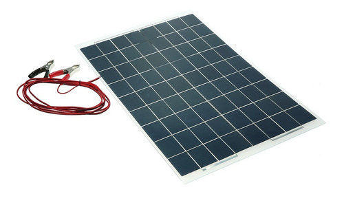 Cargador De Batería De Panel Solar 60w 12v Para Auto Etc 