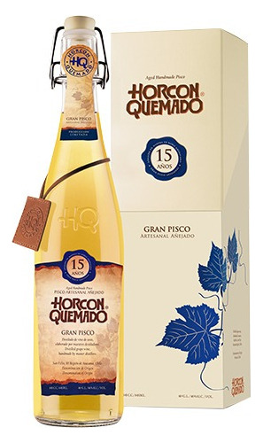 Pisco Horcón Quemado 15 Años 645cc