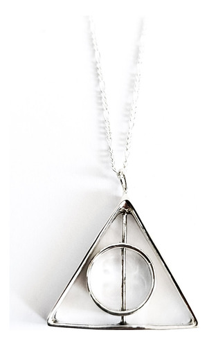 Collar Reliquias De La Muerte Harry Potter Plata Ley 925 
