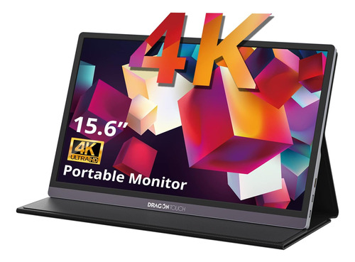 Dragon Touch 4k Portable - Monitor De Juegos Ips Hdr De 15,6